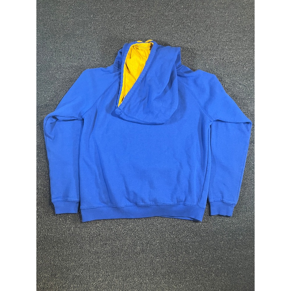 Colosseum Womens Pitt Panthers Hoodie Blue Yellow Raglan Pullover Large - Picture 10 of 13